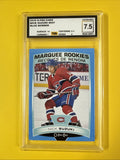 Nick Suzuki 2019 O Pee Chee Rookie Card Blue Border Graded 7.5 - front