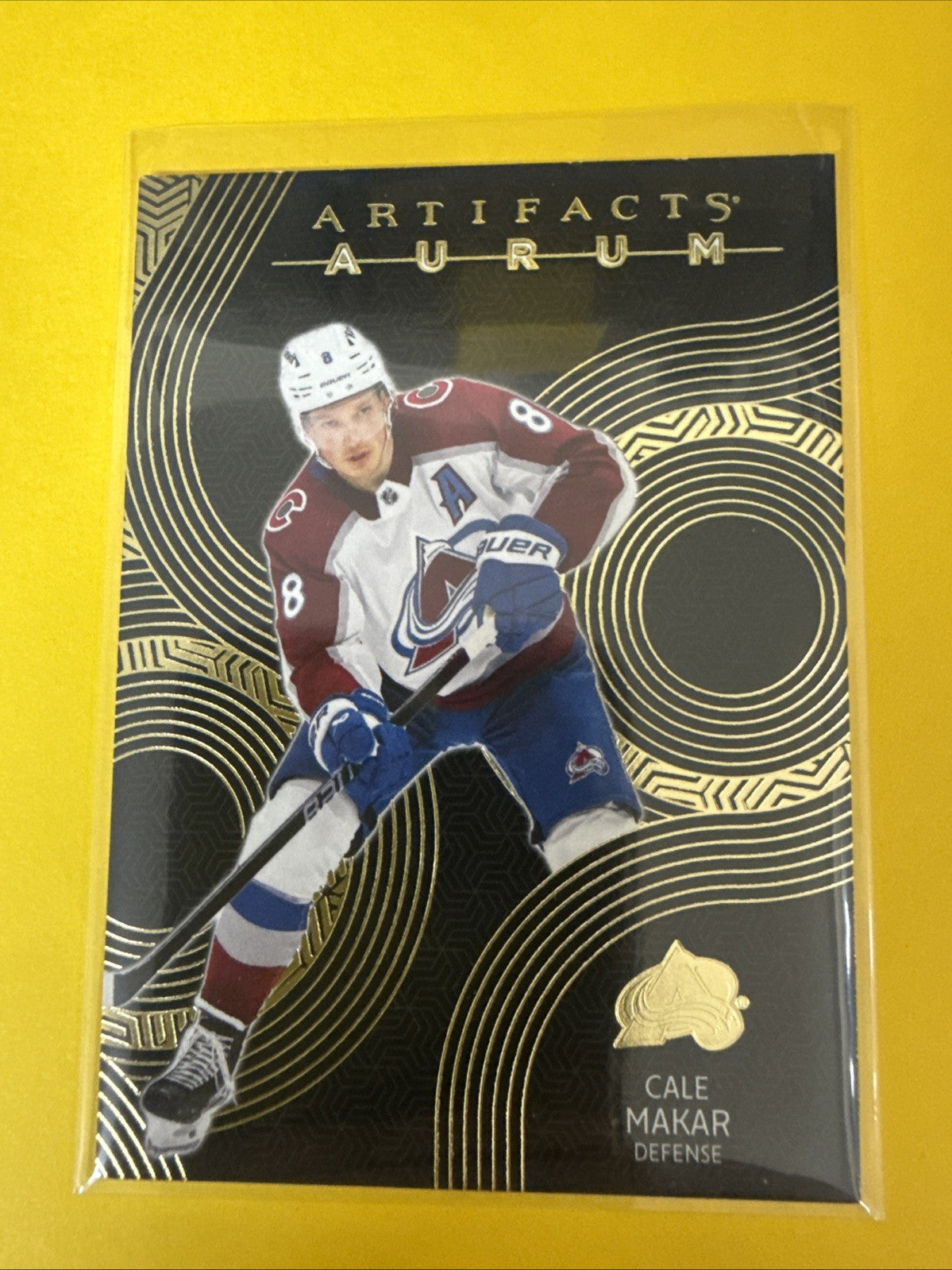 Cale Makar 2024/25 Artifacts Hockey Card - front