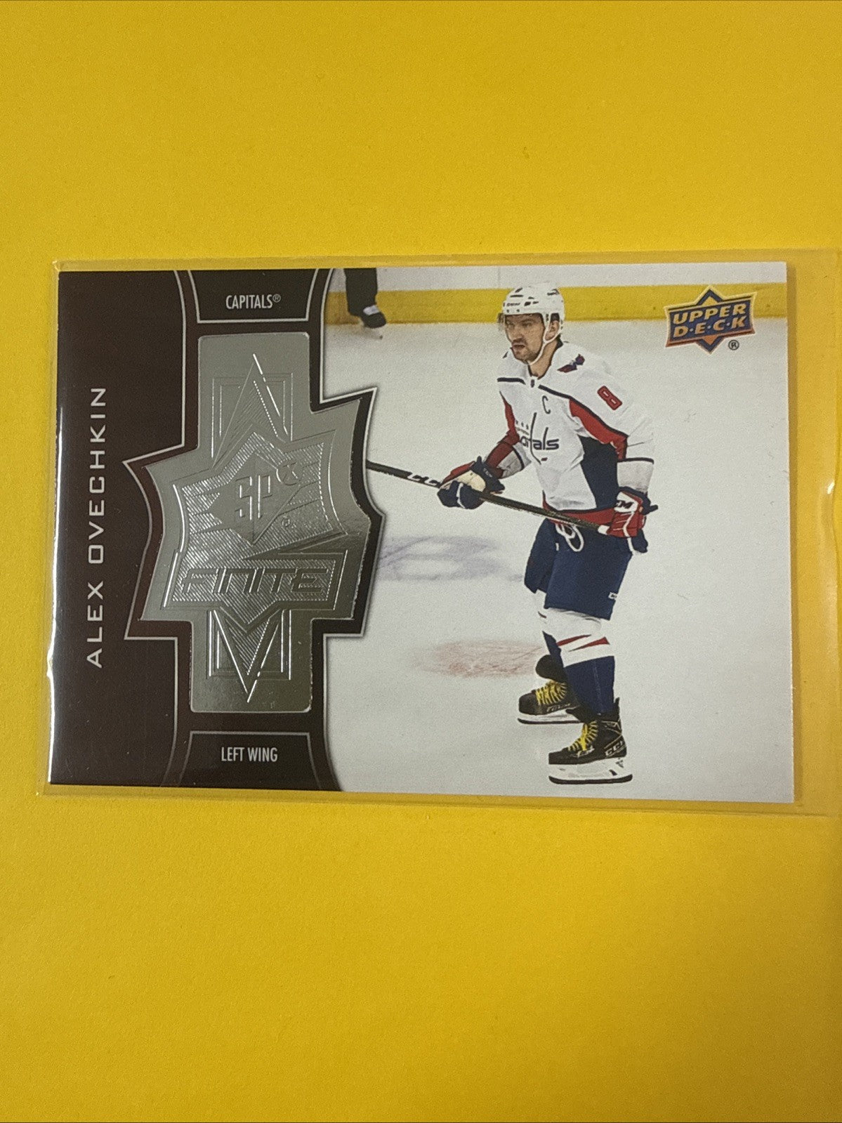 Alex Ovechkin 2020/21 SPx Card 0539/2999 - front