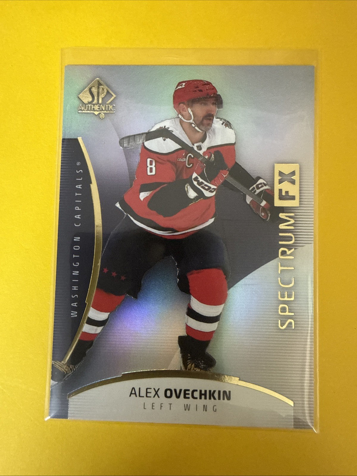 SP Authentic 2025/26 Spectrum FX Alex Ovechkin Card - front