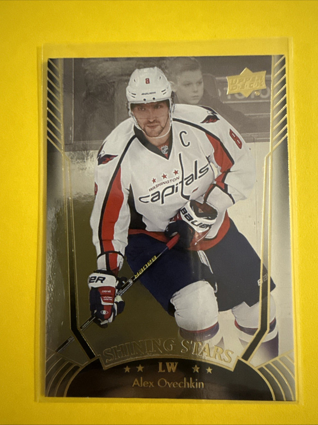 Alex Ovechkin 2016/17 UD Shining Stars Card - front