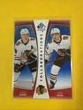 Connor Bedard 2025/26 SP Authentic Collaborations Blue Card - front