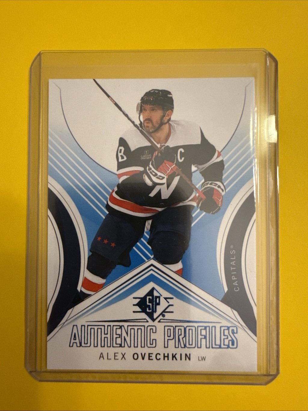 Alexander Ovechkin 2024/25 SP Authentic Profiles Card - front