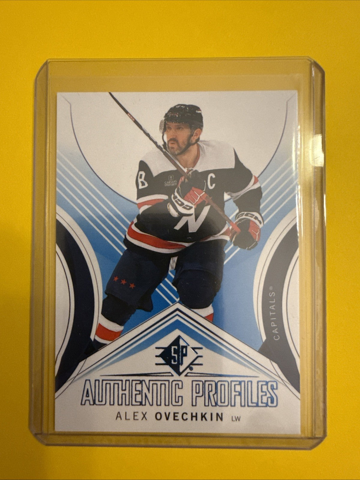 Alexander Ovechkin 2024/25 SP Authentic Profiles Card - front