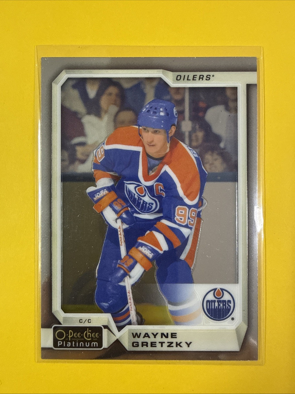 Wayne Gretzky 2018-19 O Pee Chee Platinum Card No.150 - front