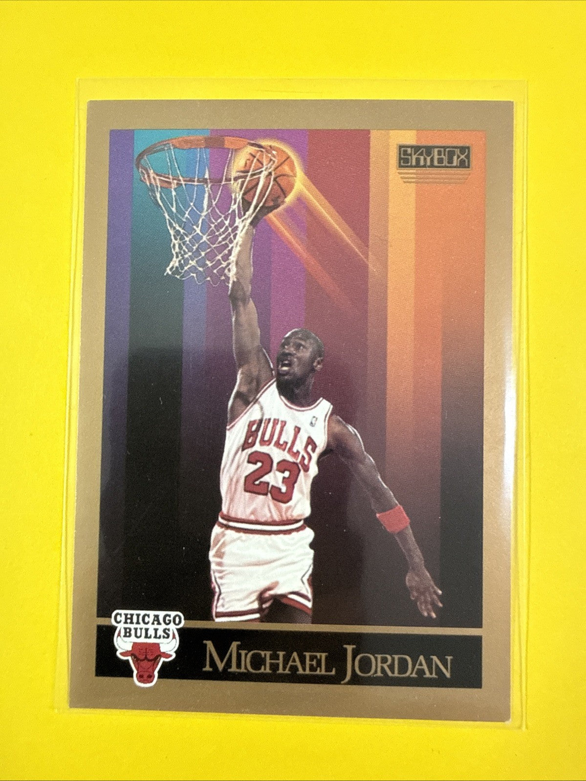 Michael Jordan 1990 NBA Skybox Card No.41 - front