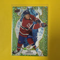 Cole Caufield 2021/22 UD Ice Emerald Green Rookie Card - front