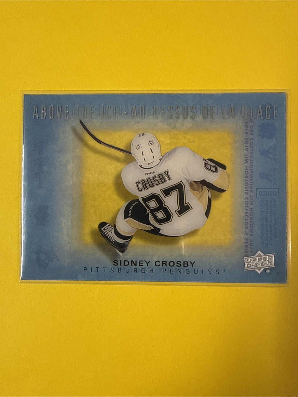 Sidney Crosby 2015/16 Tim Hortons Above the Ice Card - front