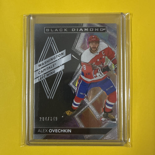 Alex Ovechkin 2020/21 Black Diamond Card Out of /349 - front