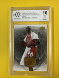 Michael Jordan 2009/10 Upper Deck MJ Legacy Collection Gold Card #55 Graded 10 - front