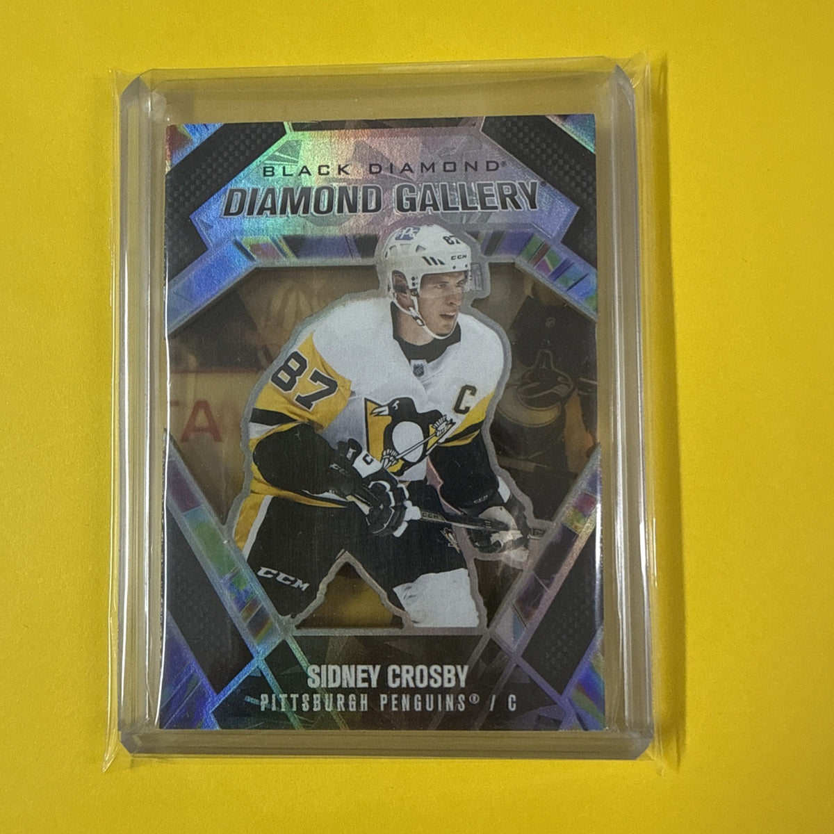 Sidney Crosby 2022/23 Black Diamond Gallery Card - front