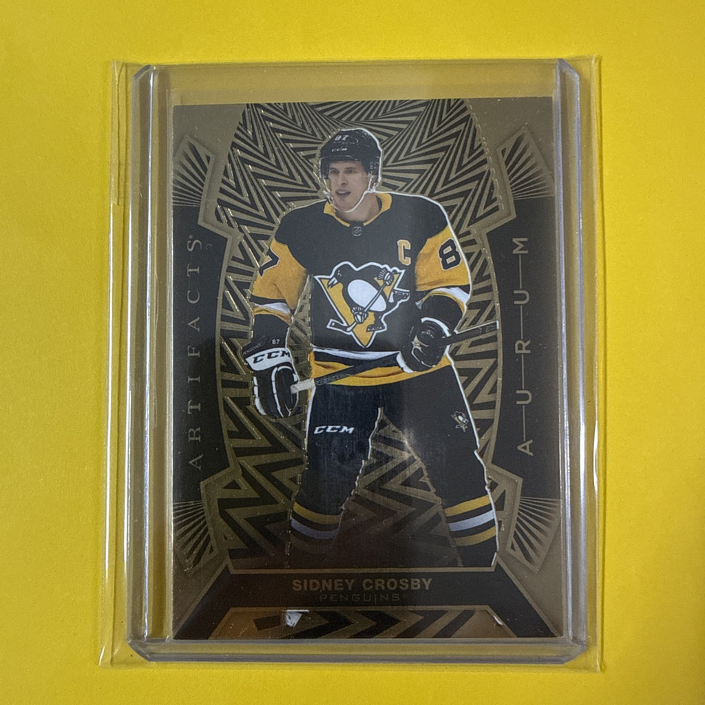 Sidney Crosby 2021/22 Artifacts Aurum Card - front