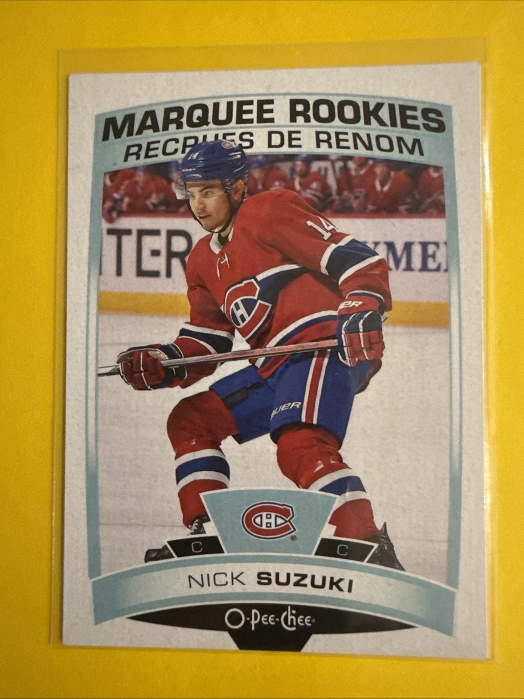 Nick Suzuki 2019/20 Rookie Card O Pee Chee No.647 - front