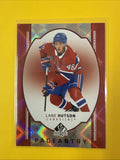 Lane Hutson . 2025/26 SP Authentic Pageantry Red Card - front