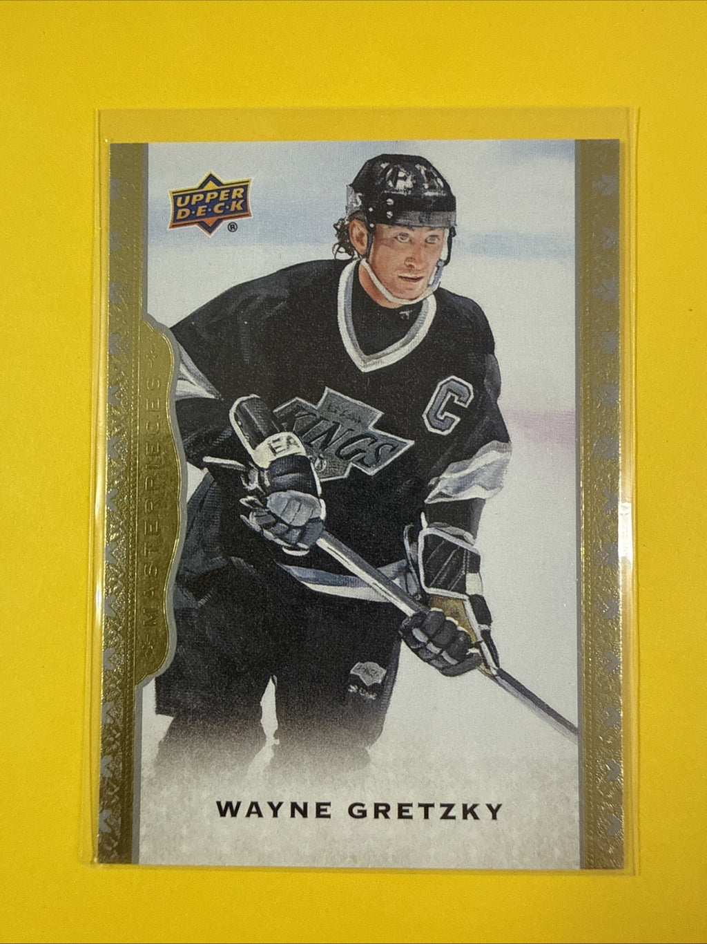 Wayne Gretzky 2014-15 UD Masterpieces Card No.92 - front