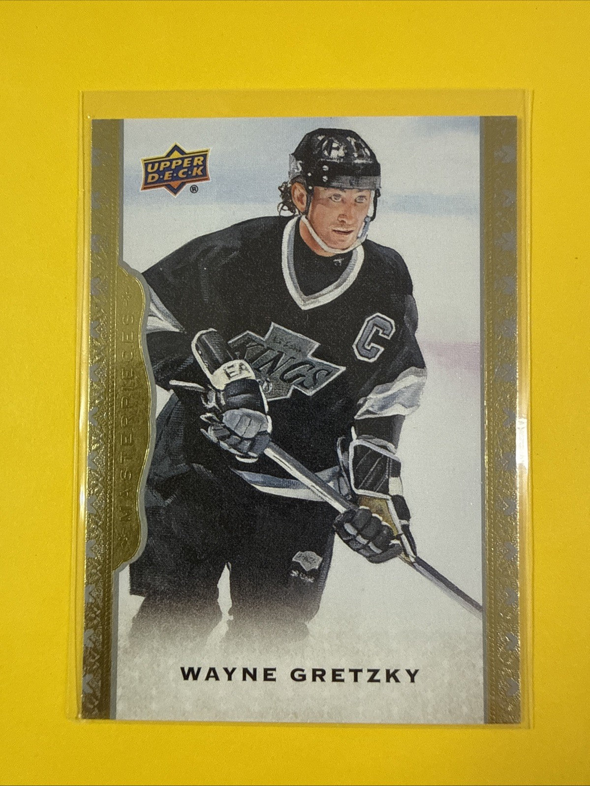 Wayne Gretzky 2014-15 UD Masterpieces Card No.92 - front