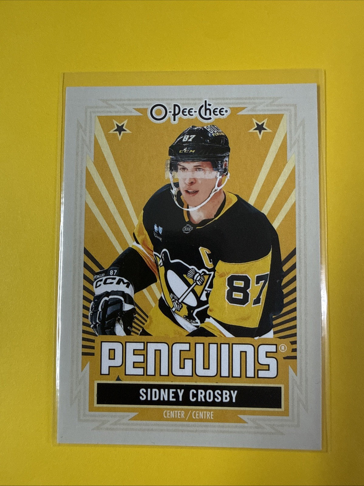 Sidney Crosby 2025/26 O Pee Chee Card - front