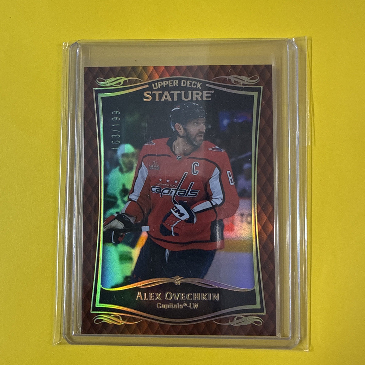 Alex Ovechkin 2023/24stature Red Card Out of /199 - front