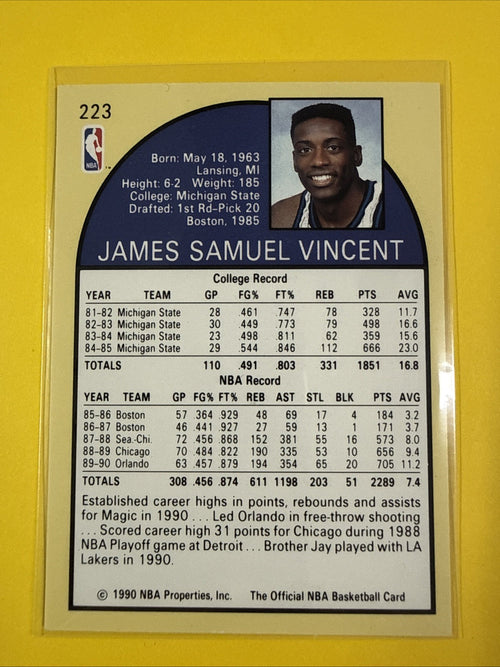 1990-91 NBA Hoops - Michael Jordan Wearing #12 His Jersey Was Stolen - back