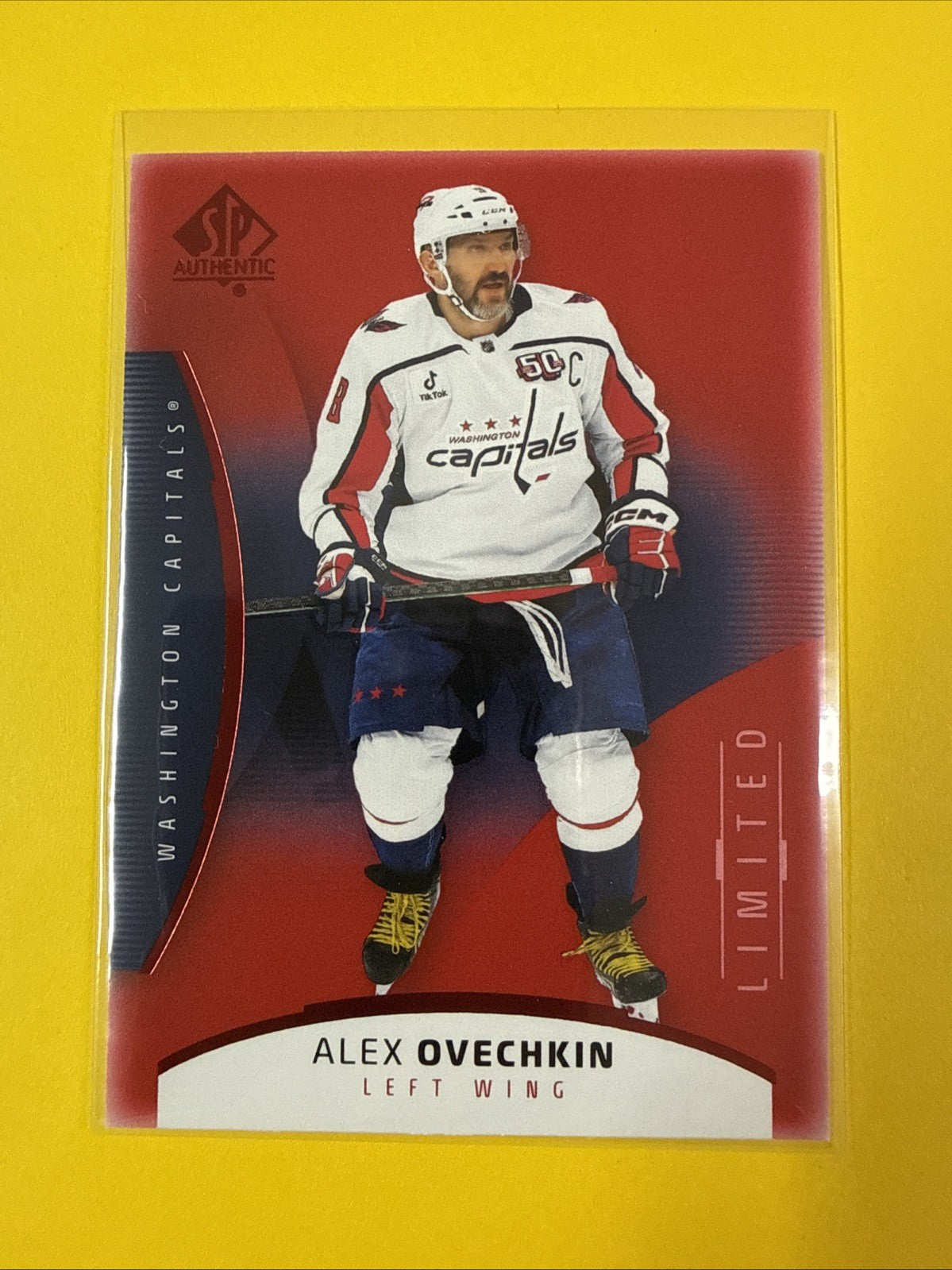 2025-26 UD SP Authentic Limited Red Alex Ovechkin #39 - front