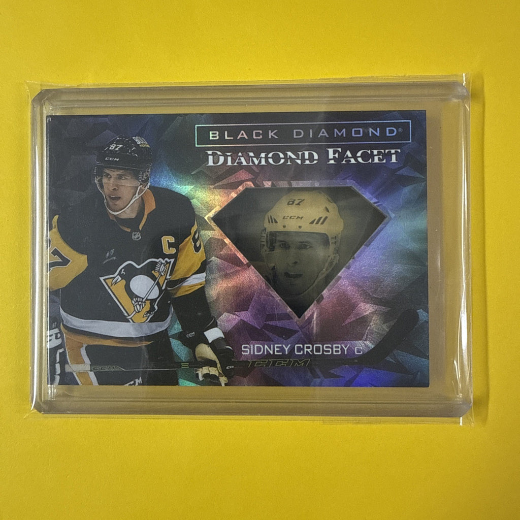 Sidney Crosby 2022/23 Black Diamond Facet Card - front