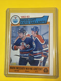 Wayne Gretzky / Mark Messier 1983 O-Pee-Chee Card - front