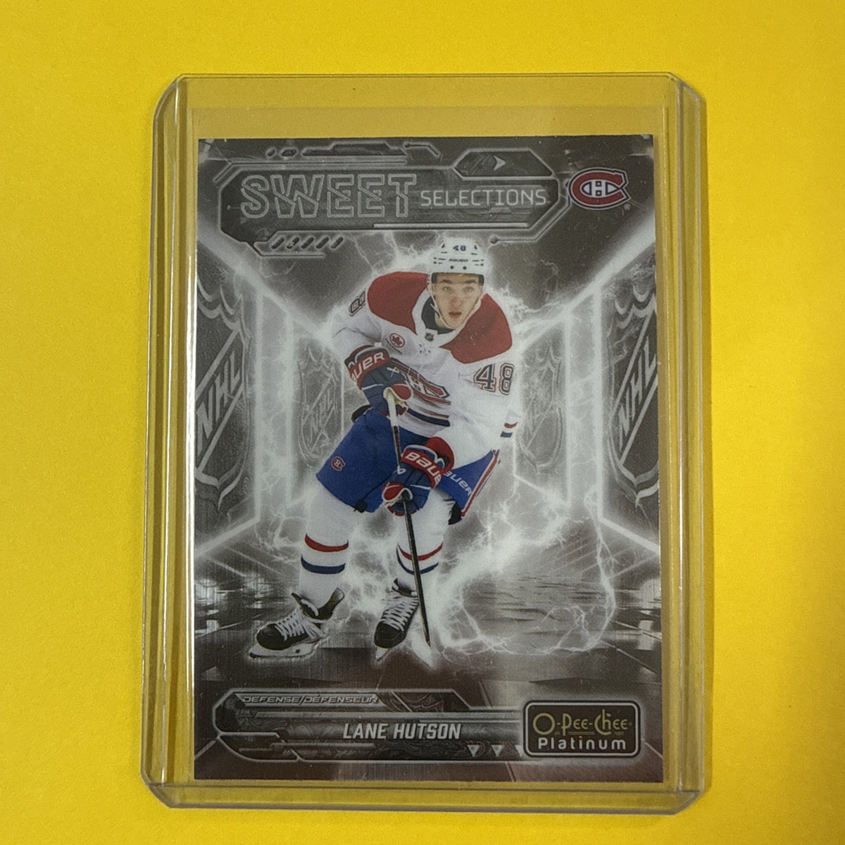 Lane Hutson 2024/25 Sweet Selections Card - front