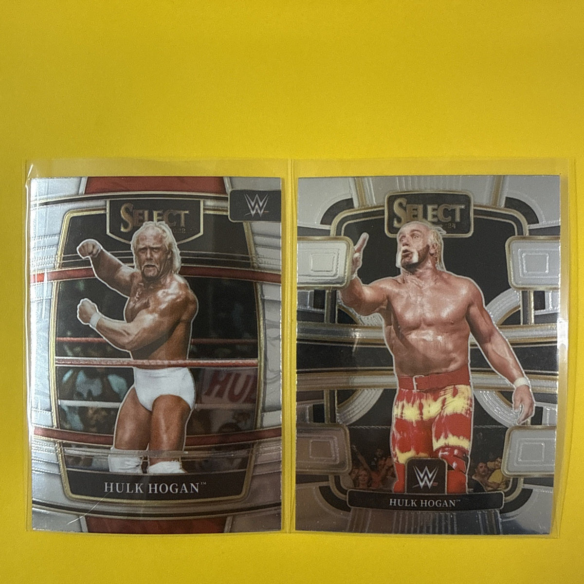 Hulk Hogan 2 Chrome Cards - front