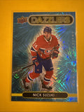 Nick Suzuki 2021/22 UD Blue Dazzlers Card - front