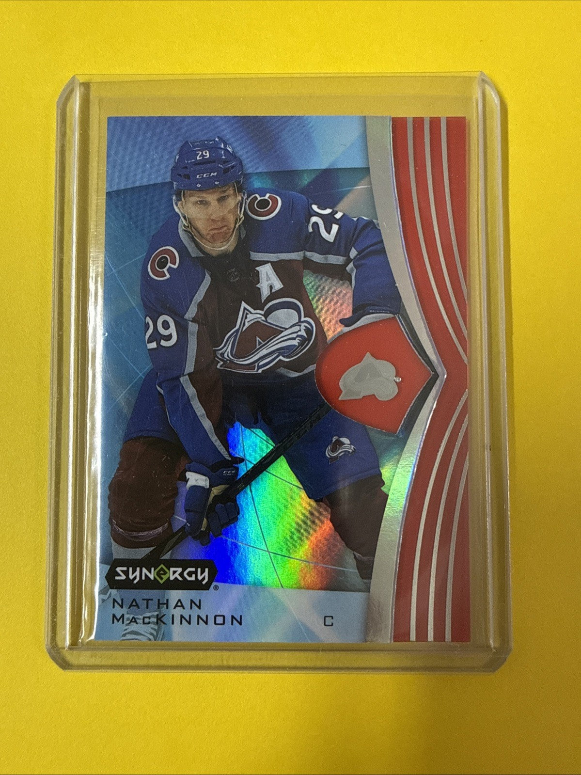 Nathan MacKinnon 2023/24 Synergy Card - front