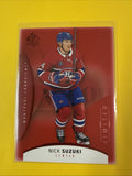 Nick Suzuki . 2025/26 SP Authentic Limited Red Card - front