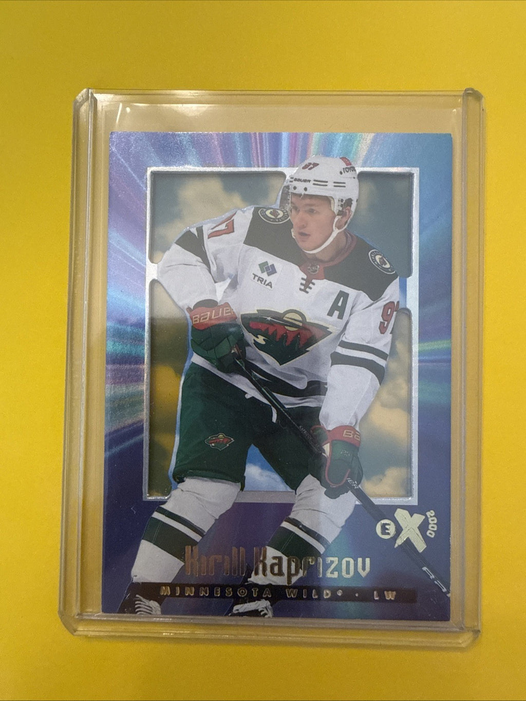 Kirill Kaprizov 2023/24 Skybox EX Card - front