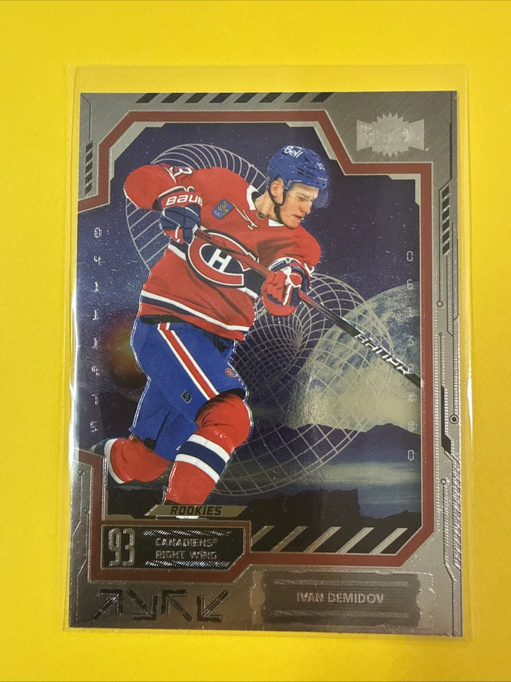 Ivan Demidov 2025/26 Metal Universe Skybox Rookie Card - front