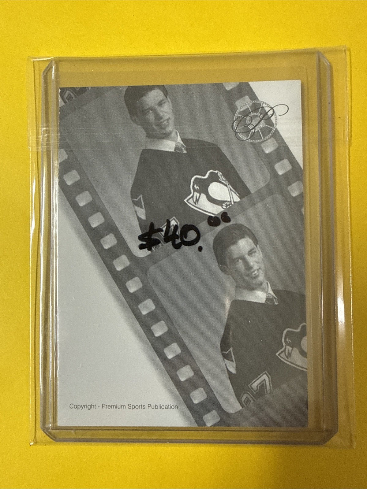 Sidney Crosby 2004 Premium Sports Publication Card - back