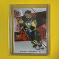 Sidney Crosby 2021/22 SP Game Used Red Card Out of /205 - front