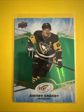 Sidney Crosby 2018/19 UD Ice Green Sparkle Card - front
