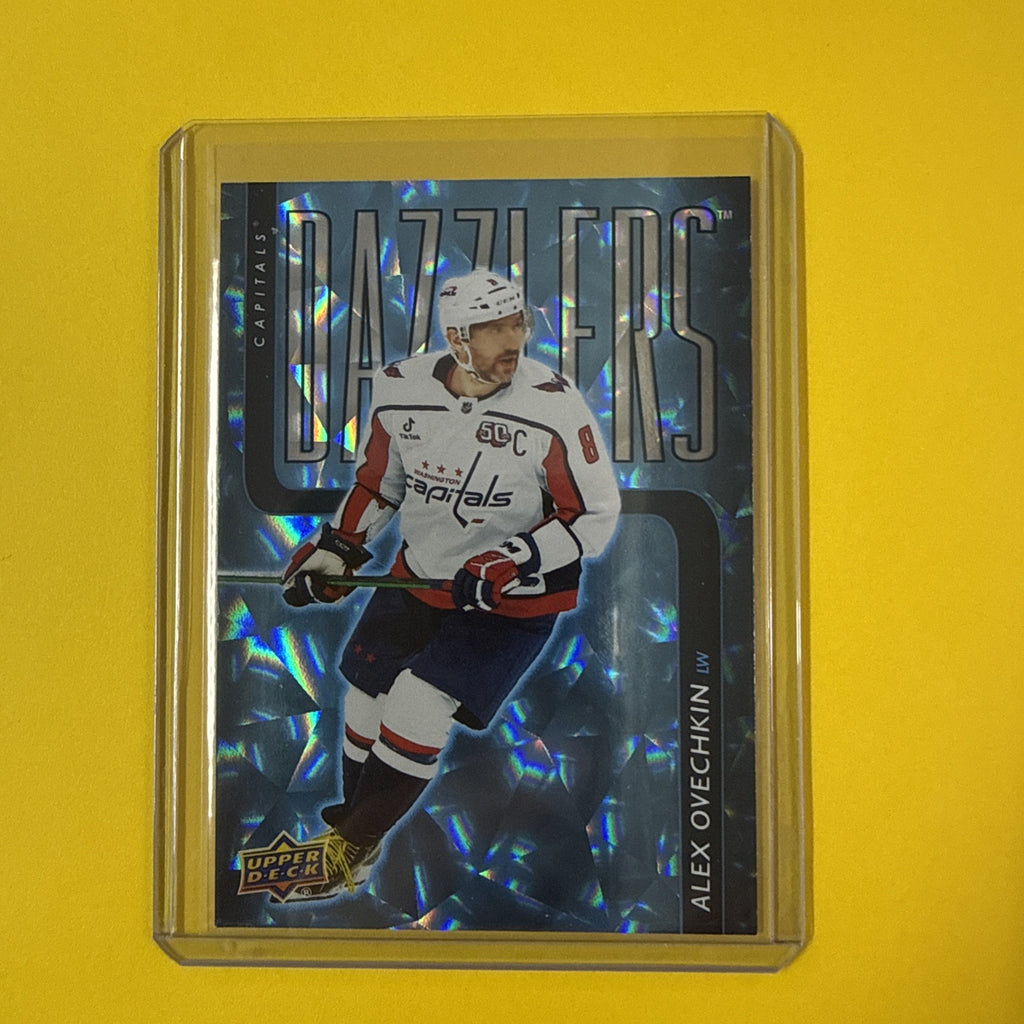 Alex Ovechkin 2025/26 UD Blue Dazzlers - front