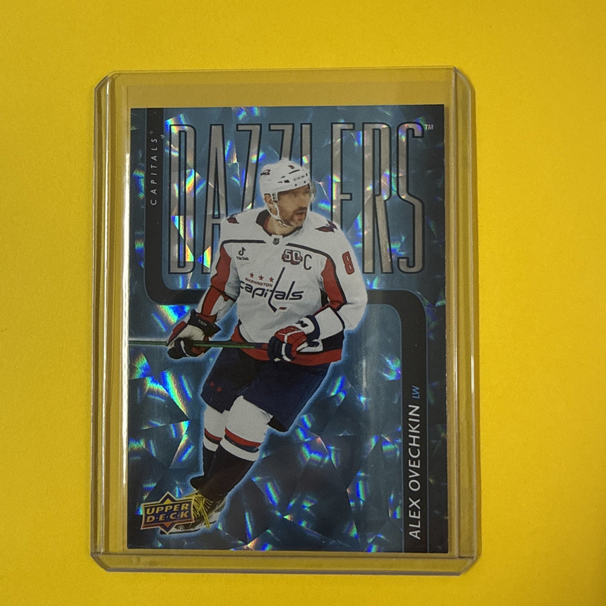 Alex Ovechkin 2025/26 UD Blue Dazzlers - front