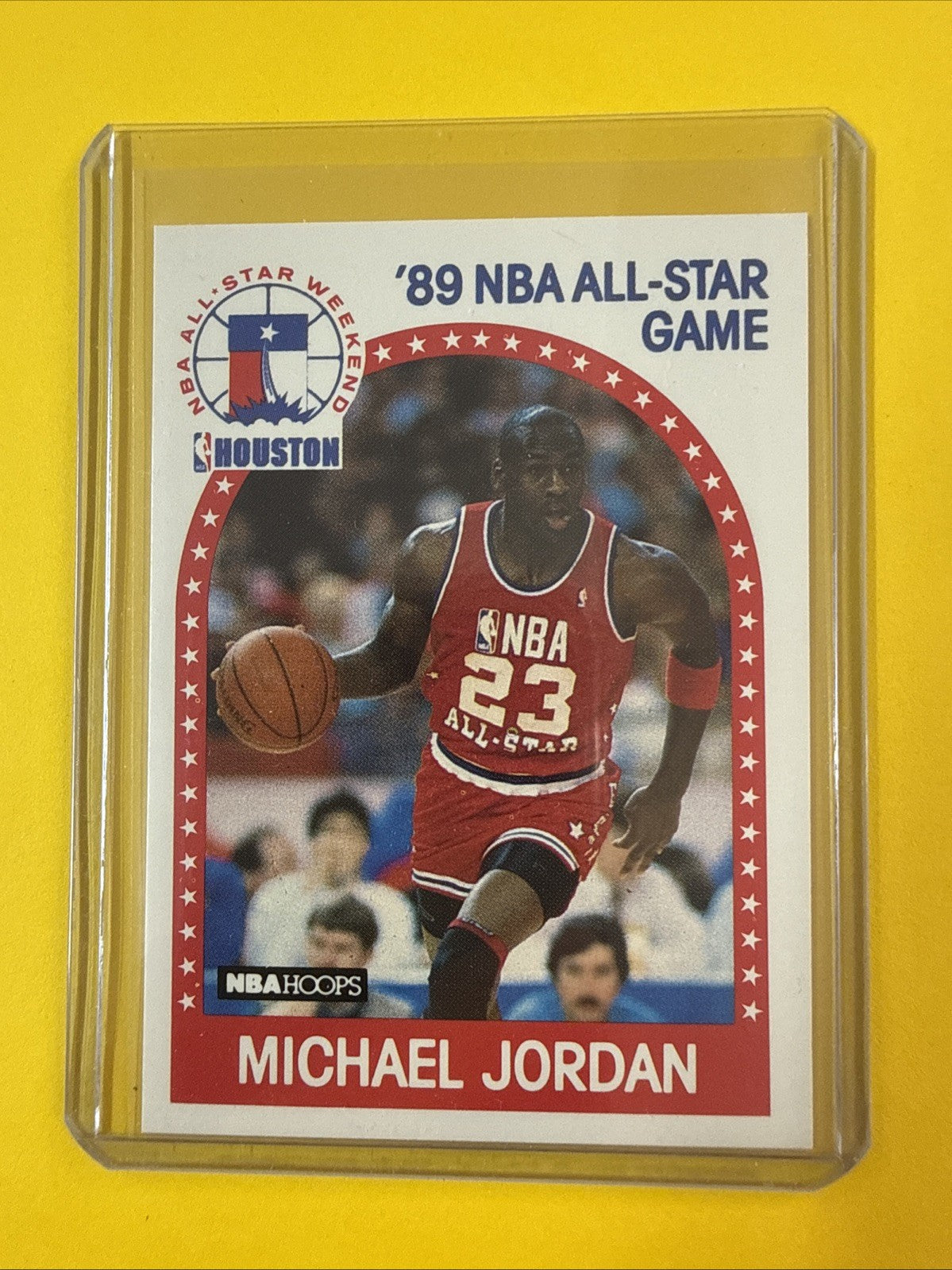 Michael Jordan 1989/90 NBA Hoops All-Star Game Card #21 - front