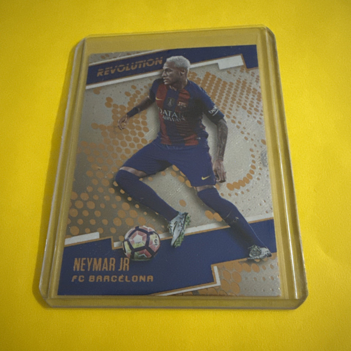 Neymar Jr 2017 Panini Revolution Soccer Card - front