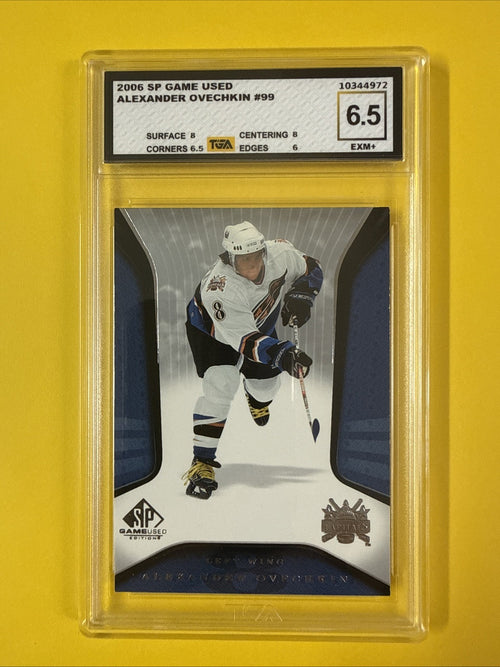 Alex Ovechkin 2006 SP Game Used Card Graded 6.5 - front