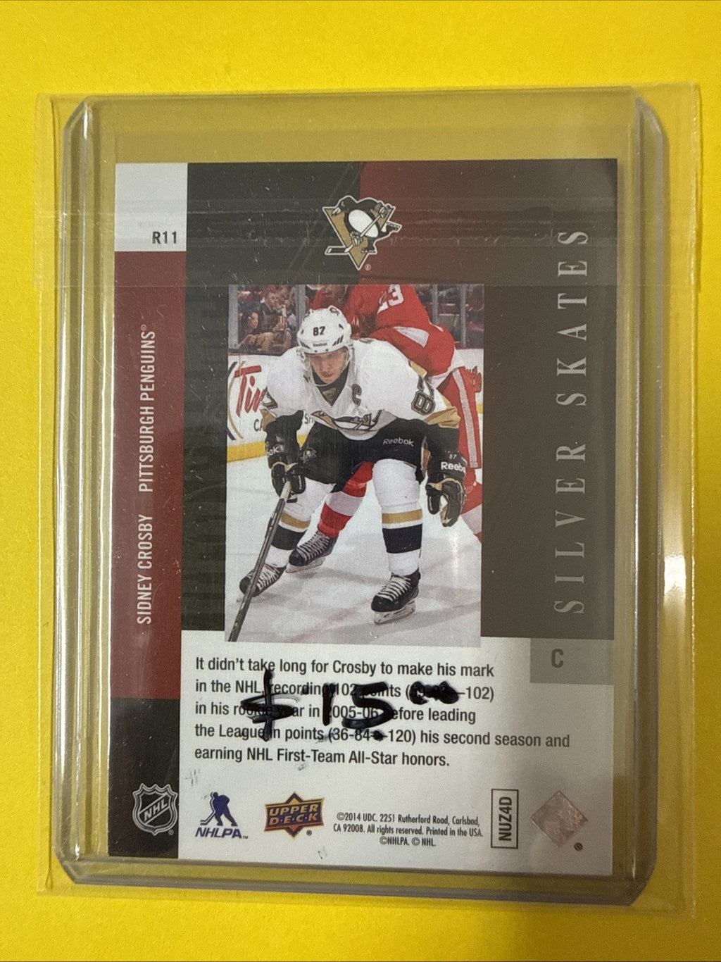 Sidney Crosby 2013/14 Cards - back