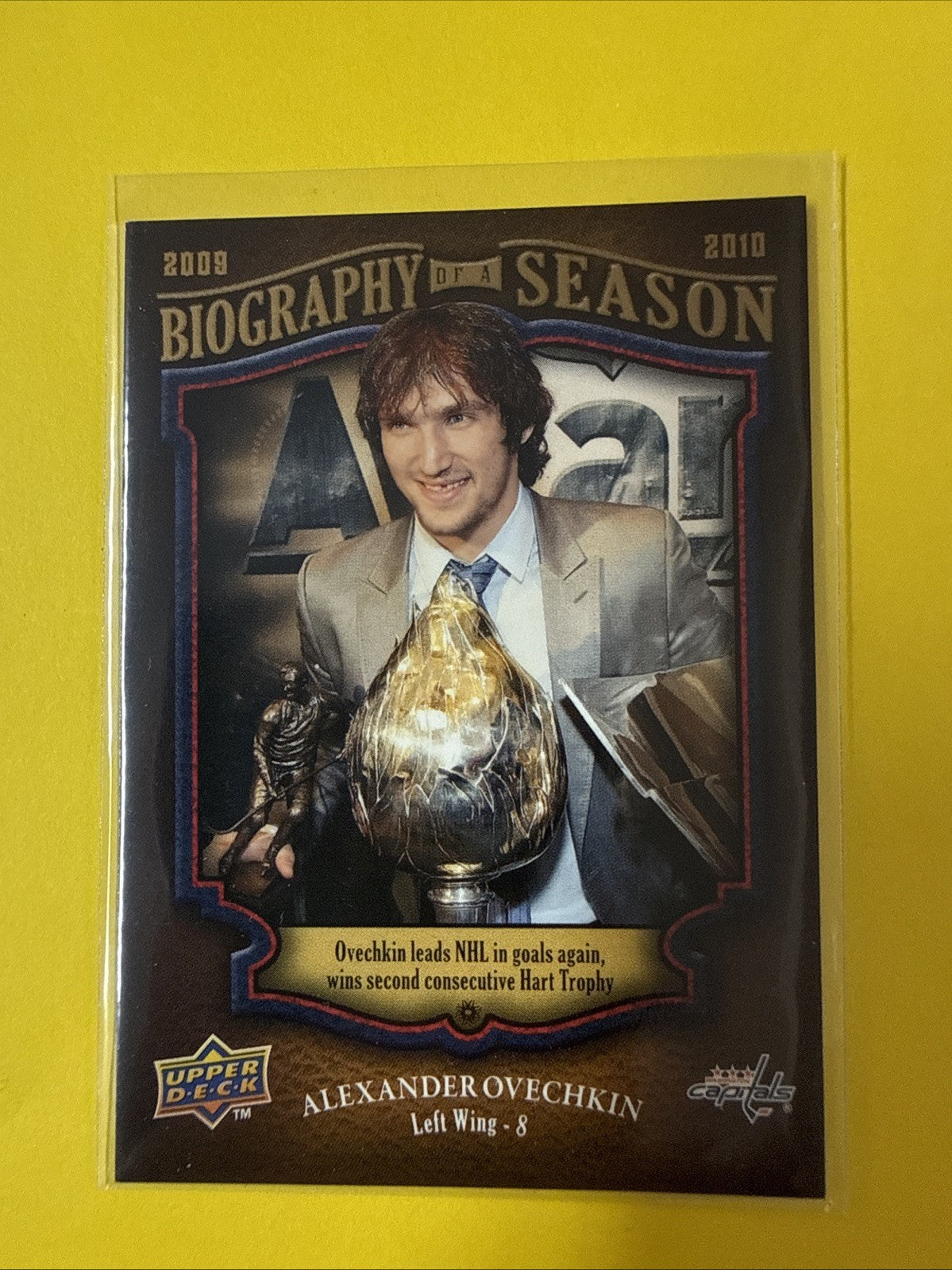 Alexander Ovechkin 2009 Card - front