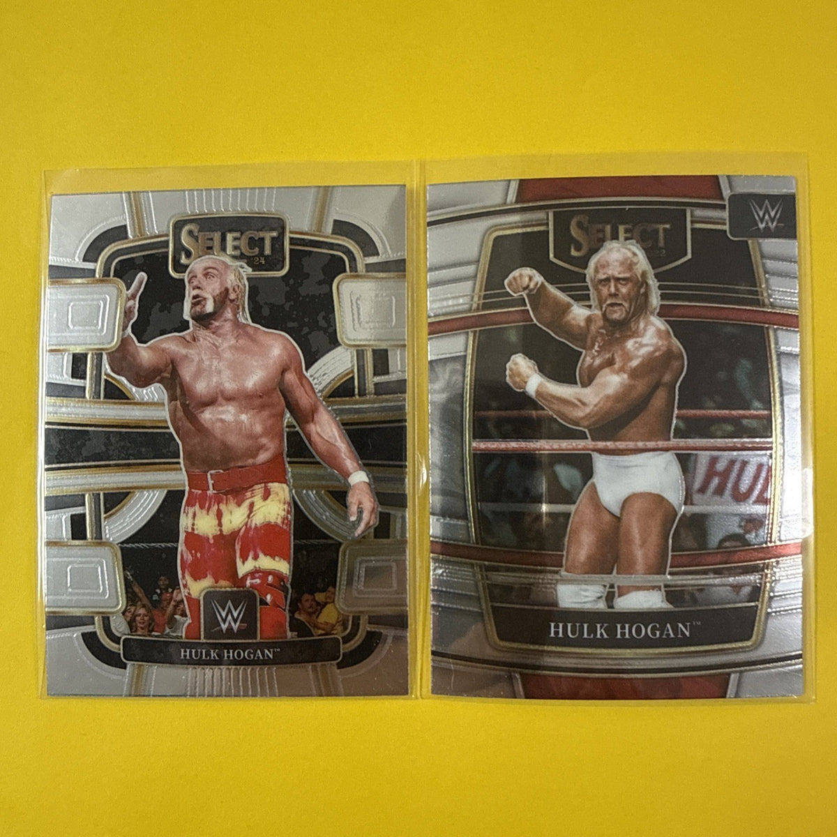 Hulk Hogan 2 Chrome Cards - front