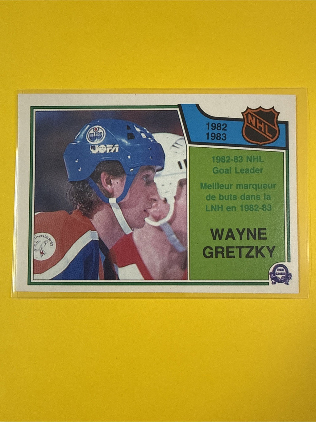 Wayne Gretzky 1983-84 O Pee Chee Card No.215 - front