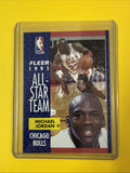 Michael Jordan 1991/92 Fleer All Star Team Card #211 - front
