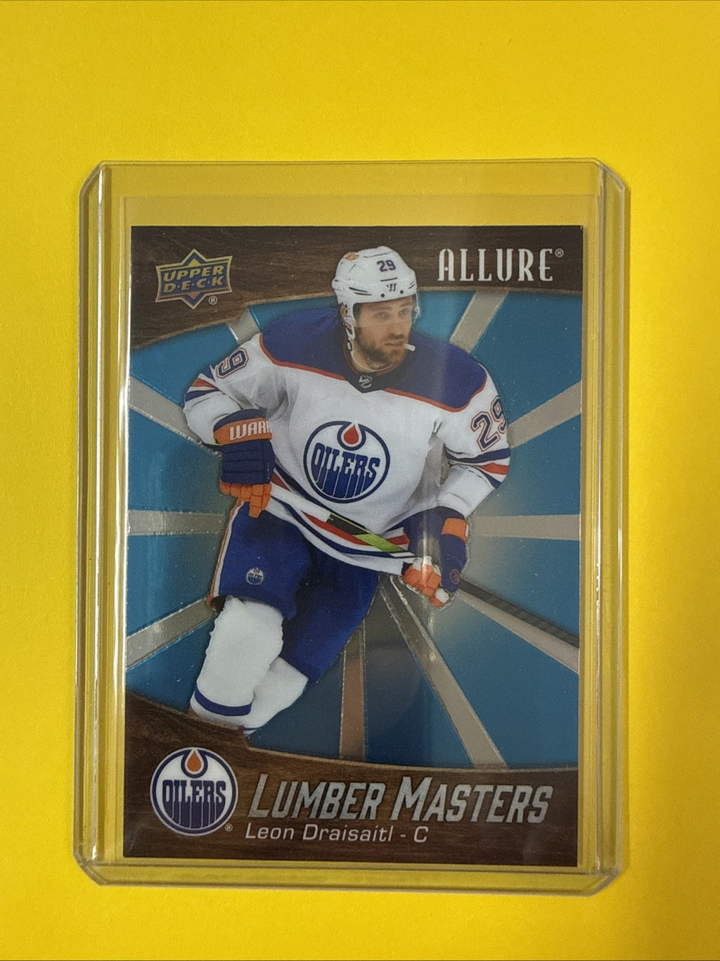 Leon Draisaitl 2023/24 Allure Lumber Masters Card - front