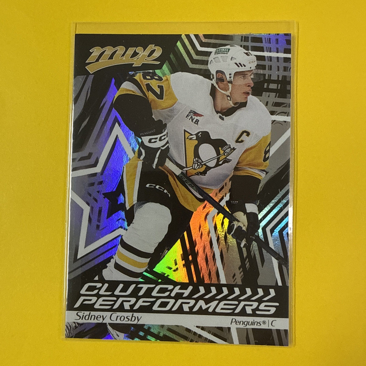 Sidney Crosby 2026/27 Mvp Clutch Performers Card - front
