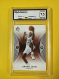 LeBron James 2006 SP Authentic Card Graded 7.5 - front