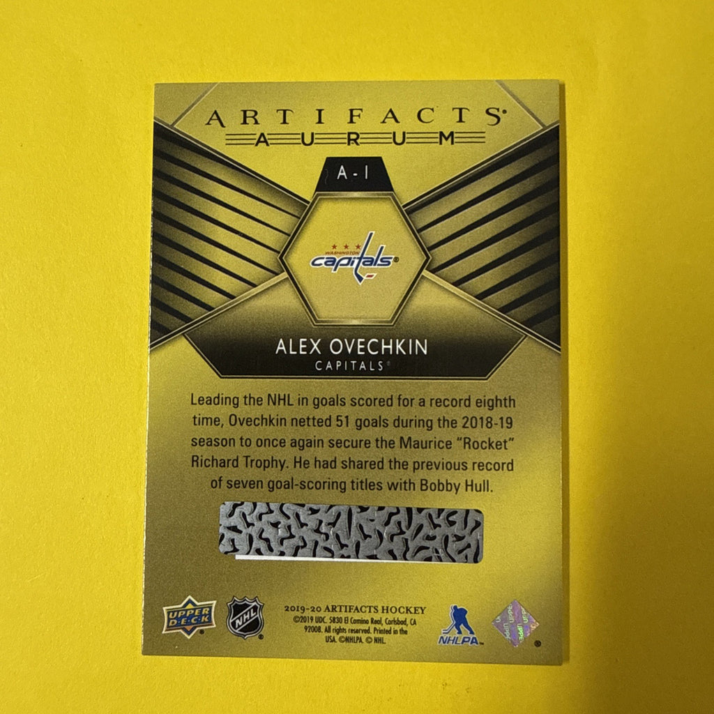 Alexander Ovechkin 2019 Card - back